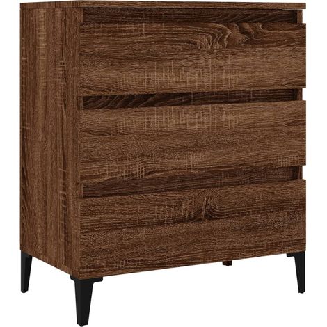 Maison Exclusive - Aparador madera contrachapada marrón roble 60x
