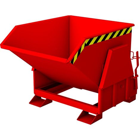 Bauer Südlohn Bac basculant BK 80, peint, rouge feu