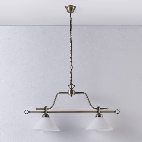[NEUWERTIG] B-Ware Lindby Glas-Pendelleuchte Otis Deckenlampe Hängeleuchte Deko-Wohnzimmerleuchte (1/2)
