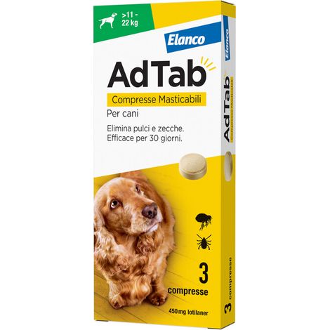 ADTAB COMPRESSE MASTICABILI P/CANI 11 - 22 KG