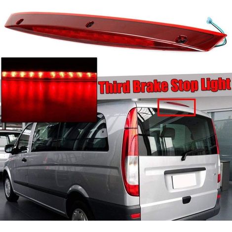 Luz trasera de montaje alto para automóvil, tercera luz de freno, tercera luz de freno para Mercedes Benz Vito Viano W639 A6398200056 6398200056 (1/5)