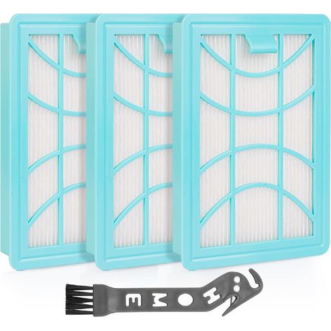 XD3110/09 Lot de 3 filtres d'échappement HEPA CP1352 pour aspirateur Philips Series 3000 Performer Compact XD3110, XD3112, XD3140 (1/5)