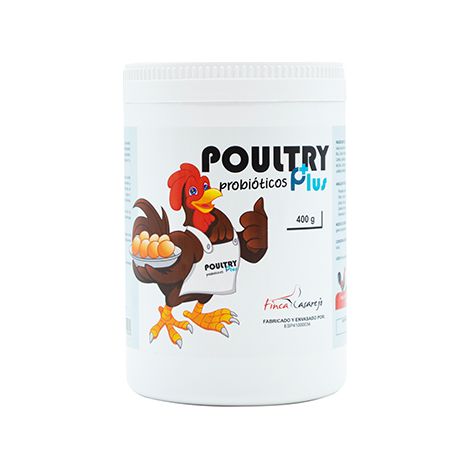 Probiótico Natural para Reforzar la Salud Intestinal de tus Aves de Corral Poultry Plus (400g) Mejora de la Fertilidad y La Puesta de Huevos