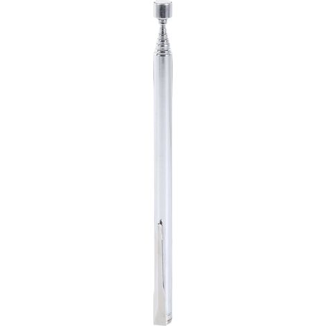 Outil de ramassage magnétique télescopique portable Bâton de tige de ramassage magnétique robuste avec clip de poche Aimant extensible Stylo de ramassage à main(Mèche) (1/5)
