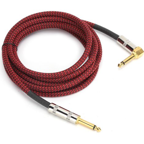 Câble audio JORINDO 6,35mm 1/4 pouce pour guitare électrique, ampli et instruments de musique, 6 mètres (19,7 pieds) JD6210 (1/5)