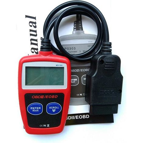 MS309 OBD2-Scanner, Auto-Fehlercodeleser, Universelles Autodiagnosegerät, Multifunktions-DTC-Löscher-Alovez-WCY (1/4)