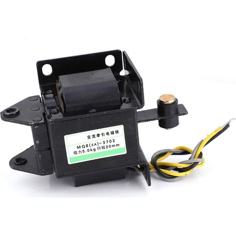 MQ8(SA)-3702 AC-Zug-Schubmagnet, Elektromagnet, 220 V AC, 49 N, Hub 20 mm (1/5)