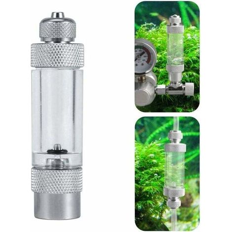 Aquarium Bubble Counter Air Pump CO2 Quantity Meter Single Head (1/4)