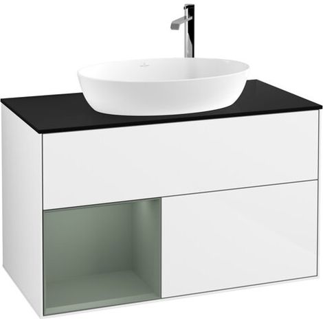 Villeroy & Boch F892GMGF Meuble sous lavabo Finion F89 (1/2)