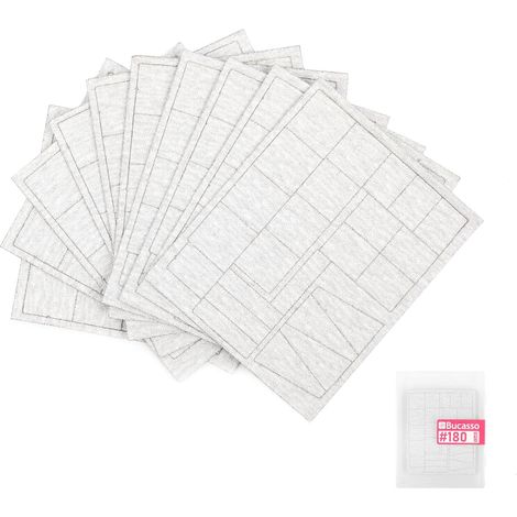 Papier abrasif pour ponceuse alternative RSH-1000, 10 pièces avec 20 tampons chacune (180) (1/5)