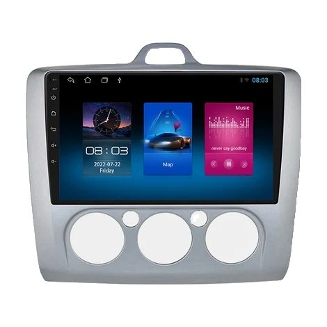 Sistema di navigazione GPS Android per auto, 8GB + 128GB, Ford Focus 2 3 Mk2 Mk3 (1/2)