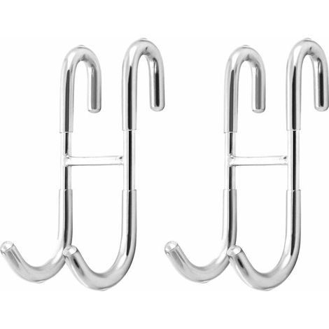 Lot de 2 léger crochet mural cabine de douche , crochets de porte de douche pour salle de bains en verre , crochets pour paroi de douche salle de bain (1/5)