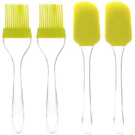 Lot de 4 brosses à barbecue en silicone
