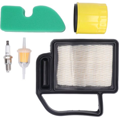 Kit de nettoyage de bougies d'allumage et filtre à air de rechange pour tracteur tondeuse Cub Cadet LT1042 LT1045 LTX1040 (1/5)