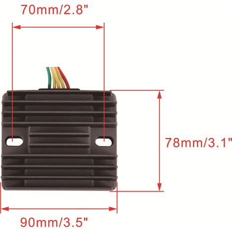 The voltage regulator rectifier is suitable for Cbr1000rr 2004-2005 31600-MEL-013 (1/4)