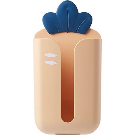 Toilettenpapierhalter, Toilettenpapierbox, niedlicher Halter, Wandmontage, Toilettenpapierhalter, Arbeitsplatten-Organizer, Behälter für Küche, Badezimmer, Schlafzimmer (Farbe: Gelb)