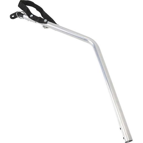 Barre de remorquage pour remorque à vélo, barre de traction en acier de 74 cm avec sangle de sécurité (1/5)