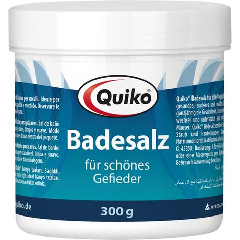 Quiko Sali da Bagno 300g per Uccelli Domestici, piccioni da Corsa e polli Accelera Il Cambio delle Piume