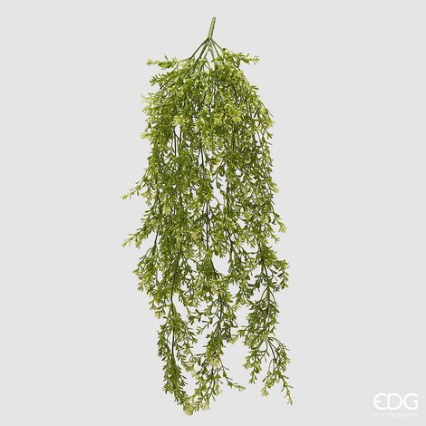 EDG Enzo De Gasperi Lamiacea Chic Cespuglio Cadente H 70 Cm Pianta Artificiale Bianco Verde