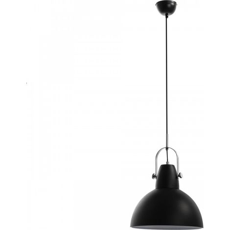 Lámpara colgante Kande en metal negro STS - 38cm x 38cm x 165cm (1/5)