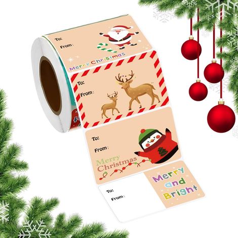 Lot de 7 rouleaux d étiquettes rondes en papier pour (1/5)
