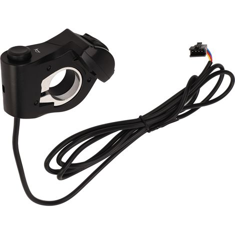 Interrupteur 2 en 1 pour vélo électrique (12 V à 72 V) avec klaxon et phare, compatible avec guidon de 22,2 mm pour scooter, vélo électrique et moto. (1/5)