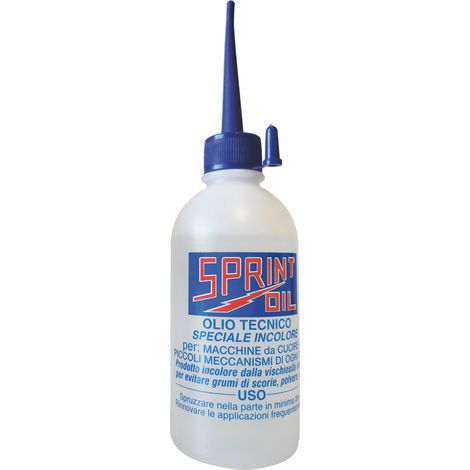 Kibo OLIO LUBRIFICANTE TECNICO INCOLORE ''SPRINT OIL'' ml. 125 12.00 pz
