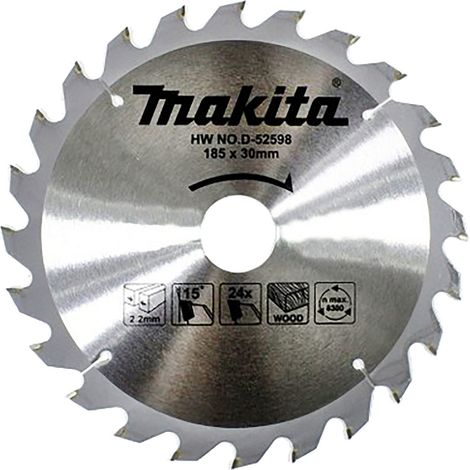 D-52598 Disco sega circolare, Standard T.C.T 185 x 30 mm, 24 D