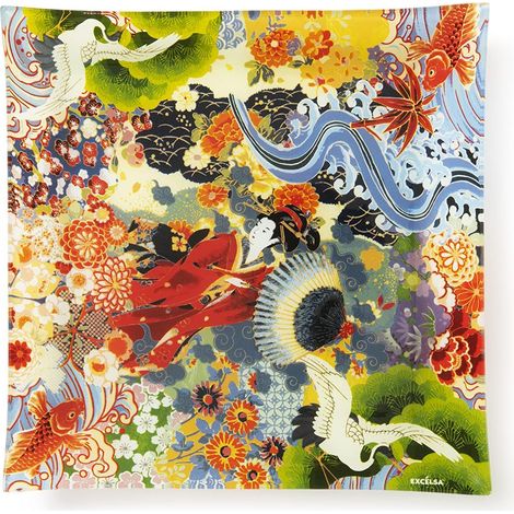 Excelsa Kimono Piatto Vassoio Decorato (1/2)
