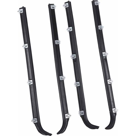 4 joints de bas de fenêtre en feutre AM‑41543318, kit de remplacement pour camion F150 1987‑96 (1/5)