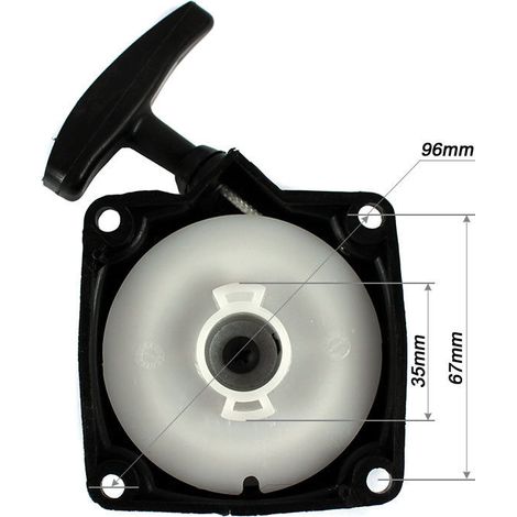 démarreur à recul pour Timbertech MS52-2TL débroussailleuse 3CV 52ccm (1/3)