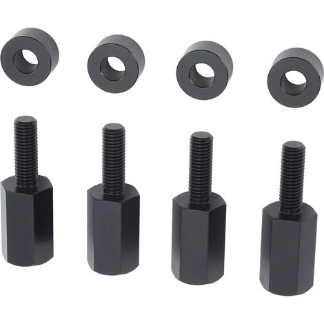 4-teiliges, robustes, schwarzes 2-Zoll-UTV-Sitzerhöhungsset, zuverlässiges Höherlegungskit für alle Baujahre des Can-Am Maverick X3 (1/5)