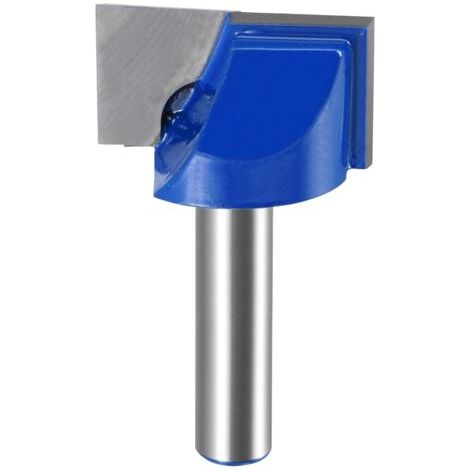 28mm Dia 8mm Shank Bottom Cleaning Milling Cutter, 2 Blades Uncoated Carbide Knife For Woodworking (1/5)