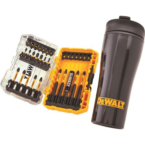 DeWalt FlexTorq 32 Piece Screwdriver Set + Bit Holder + Thermal Mug XMS25MUGSET (1/4)