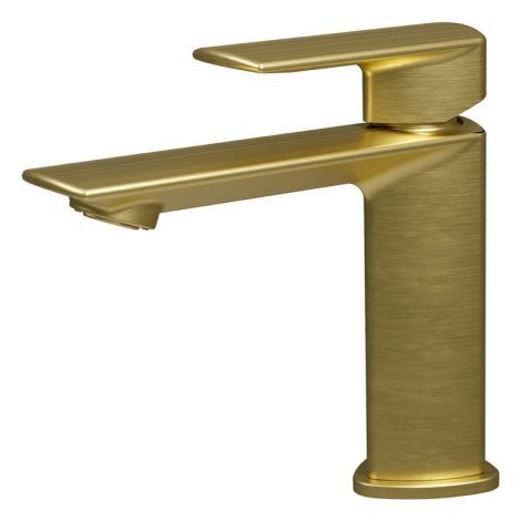Mitigeur Lavabo Profilo Regular Avec Vidage Up&D Laiton Or Brosse - CRISTINA ONDYNA PF22096P