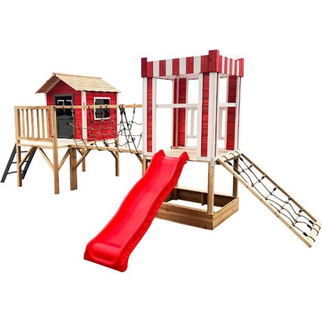 HOME DELUXE - Parque de juegos con tobogán WUNDERLAND - 555 x 340 cm (1/5)