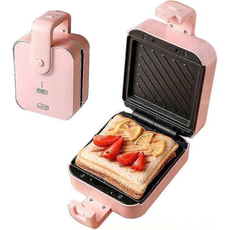Appareil à sandwichs Betterlifefg, léger et portable, double face chauffante antiadhésive, grill avec adaptateur UE, paninis, sandwichs, 0 % BPA (1/5)