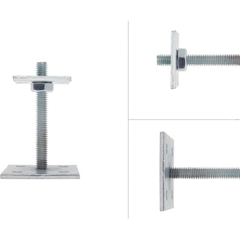Pfostenträger verstellbar für 7 x 7 cm und 9 x 9 cm Pfosten