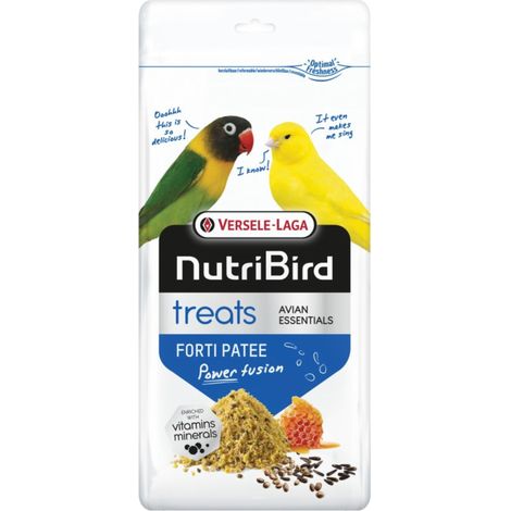 Versele Laga NutriBird Treats Forti Patee 250g - Trattamento condizionante per pappagalli (1/2)