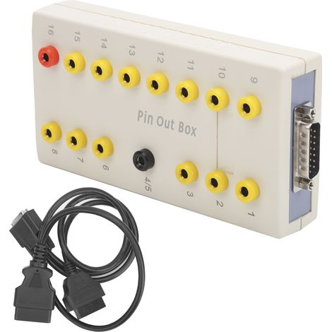 Boîtier de diagnostic OBD2 avec kit de câbles couvrant tous les points de test - Outil de diagnostic automobile (1/5)