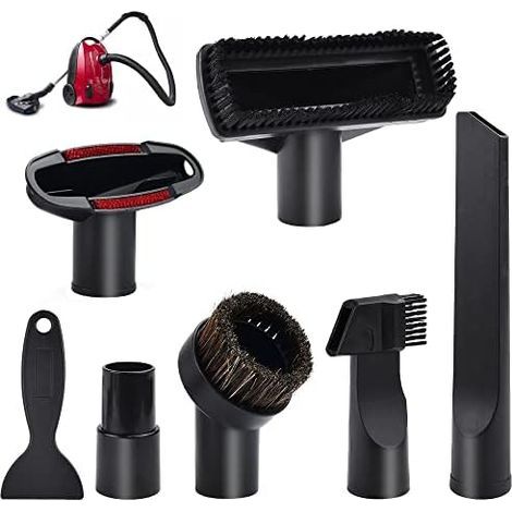 accessori per aspirapolvere: bocchette per aspirapolvere, spazzola universale per mobili, accessori per spazzole per aspirapolvere con diametro interno da 32 mm a 35 mm (1/5)