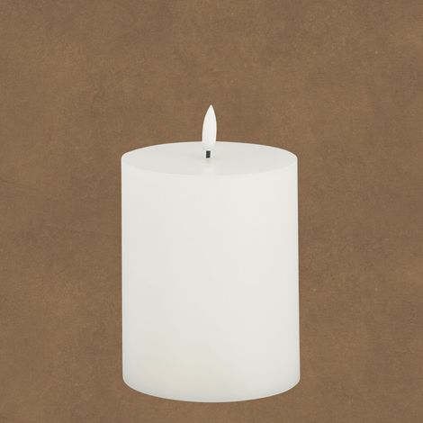 CANDELA LED BIANCA A BATTERIA CON TIMER 12,5 CM EDELMANN