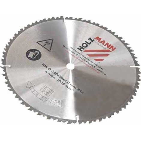 Lama sega circolare widia hm x legno 500x4,0x30/25,4 z44 Holzmann