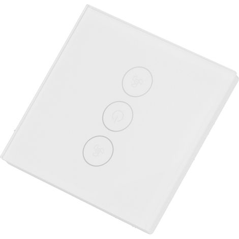 Intelligenter WLAN-Schalter, Lüftersteuerung per Telefon, 3-Wege-Sprachsteuerung, Typ 86, EU-Haushaltsstecker 100–240 V AC (1/5)