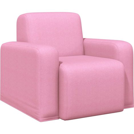 Fauteuil Rose Tissu vidaXL (1/5)