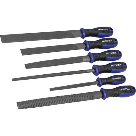Faithfull SVSS0106 File and Rasp Set, 6 Piece FAIFISET6 (1/3)