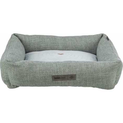 Bett Viviana, eckig,100 x 70cm blau-grau
