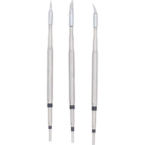 Ensemble de 3 pointes de fer à souder en cuivre rouge de rechange pour SUGON A9 210 T21 210 (1/5)