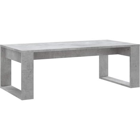 Maison Exclusive - Tavolino Salotto Grigio Cemento 102x50x35 cm Legno Multistrato