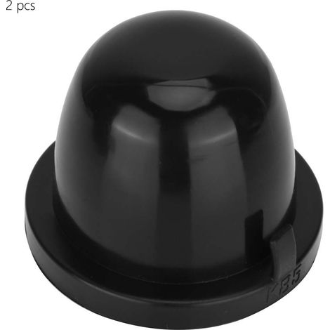 2er-Pack schwarze 85-mm-Gummikappen für LED-Autoscheinwerfer, wasserdicht und staubdicht, Gehäuseschutzdichtung (1/5)